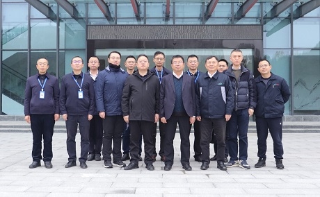 蒋文春率队莅临绵阳beat365正版公司调研指导事情